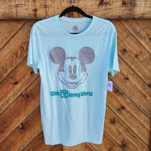NWT Disney Arendelle Aqua Mickey Tshirt
